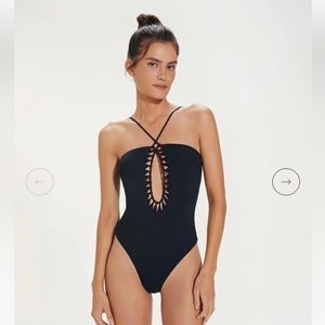Vix Leeza One Piece Swimsuit - Black